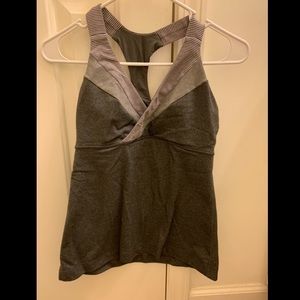 Grey lulu tank